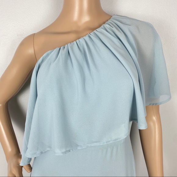 SHOW ME YOUR MUMU BLUE RUFFLE MAXI DRESS - Picture 4 of 14